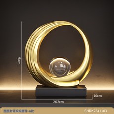 招財抽象擺件客廳玄關裝飾開業年會禮品, 財源滾滾A款