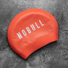 NOBULL 矽膠成人泳帽, 珊瑚橘, 1個
