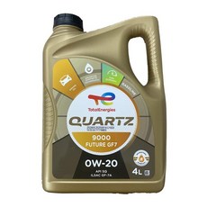토탈쿼츠 9000 퓨처 0W20 SQ 4L 가솔린 엔진오일, 1개, 토탈쿼츠 9000 퓨처 0W20 4L