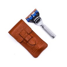 GOODFORIT 美國Parker Shaving 旅行皮套刮鬍刀具, 1個, 1個裝