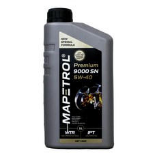 易油網 MAPETROL PREMIUM 9000 SN 5W40 全合成機油 汽柴油車可用(買一箱送頂級汽油精), 1個, 下數量12(一箱)送易優跑1瓶