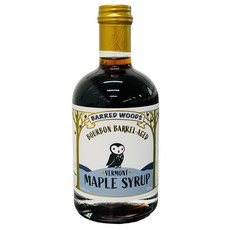 버몬트 버번 배럴 숙성 메이플 시럽 - 바드 우즈 메이플에서 - 완벽한 아이스크림 토핑 버몬트 버번 배럴 숙성 메이플 시럽 - 바드 우즈 메이플에서 - 완벽한 아이스크림 토핑, 1개