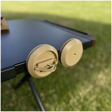 챔히로 캠핑 자석후크+보호케이스, 브라운