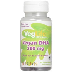 VegLife 素食DHA軟膠囊 200mg, 1個, 50 件