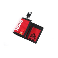 라바 레드 벨크로 지갑