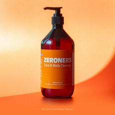제로너스 비건 식물성 페이스&바디 클렌저 블렉헤드 뾰루지 각질 관리, 1개, 500ml