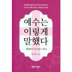 예수는 이렇게 말했다:원점에서 다시 보는 기독교