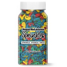 SugarMeLicious 숫자 모양 스프링클 59.1ml, 1개
