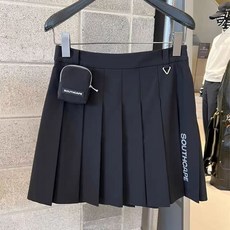 SOUTH SCAPE 高爾夫女士防走光時尚休閒百褶包包短裙