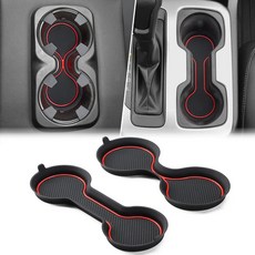 Auovo 컵 홀더 인서트 코스터 쉐보레 콜로라도 GMC 캐니언 액세서리 2015 2016 2017 2018 2019 2020 2021 2022 2023 실리콘 컵 매트 패드, Auovo 컵 홀더 인서트 코스터 쉐보레 콜로라도 GM