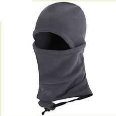 又敗家@山行 神奇3合1帽MC-318(帽子.口罩.頭套)多用途頭巾帽多功能細絨帽保暖帽搖粒絨登山帽休閒帽防寒防風帽, 深灰