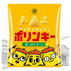 코이케야 포린키 옥수수 콘 55g 일본 과자, 5개