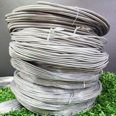 국내 분재용철사 은색 500g(사이즈) 1개선택 무료/조경 원예철사/알루미늄공예와이어, 은색-5mm, 1개
