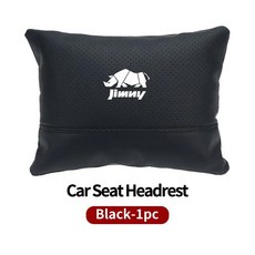 짐니 차량 헤드레스트 시트 요추 쿠션 소프트 목베개, 3. Headrest-black-1PCS