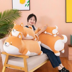 柴犬趴趴款長抱枕 趴睡枕 靠腰枕