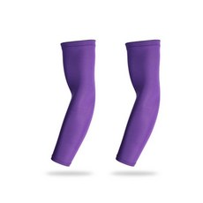 스포츠 암 압축 슬리브 농구 사이클링 암 워머 여름 러닝 UV 프로텍션 배구 선 스크린 밴드, XL, 2 Pieces Purple