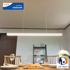 LED 식탁조명 라인 펜던트 식탁 조명 교체, 1000mm_6500k(주광색)_화이트