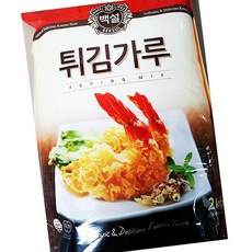 백설 튀김 가루 2kg 6개 전, 1개