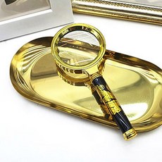 지름6cm 소형 용무늬손잡이 돋보기 확대경 노안 독서, 1개