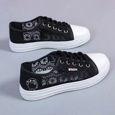 싱싱덴덩 여성 여름운동화 펀칭 그물 통기 플랫 슈즈 스포츠샌들