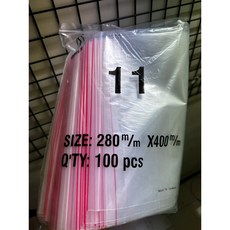 ZIPPER 透明夾鏈袋 收納袋 包裝袋, 100個, 1包