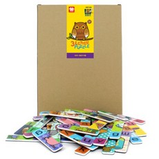 마그피아 사운드 자석퍼즐 세글자 AMP-006 공부 교구, 1개