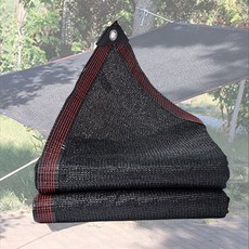 햇빛 차광막 2mx2m 검정 차양막 그늘막 DD-12747, 1개