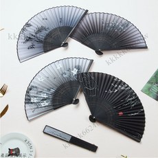 紙扇 折扇 中國風舞蹈扇 日本櫻花扇 夏季折疊扇 古風折扇 古典折扇 舞蹈扇 木鵰扇 絲綢扇 復古扇 折疊扇 絹扇 扇子, TJ-02,帶扇套, 1個