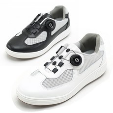 [브랜슈] DM-44 발이 편한 스파이크리스 소가죽 다이얼 남성 골프화 스크린 파크골프화