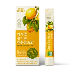 디어레시피 유기농 레몬즙 100프로 14포, 280g
