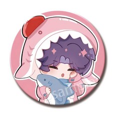 秦徹祁煜戀與深空 戀與深空同人可愛動物睡衣鐵質吧唧 沈星回秦徹祁煜夏以晝黎深徽章