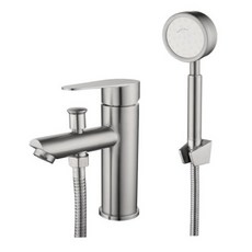 二用水龍頭 304不鏽鋼 兩用龍頭 面盆 淋浴 蓮蓬頭 沐浴龍頭【桃園現貨】