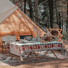 캠크니크 감성 캠핑 테이블보 테이블매트, 인디언