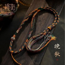 繩飾 藏式棉繩編織吊墜掛繩, 藏式吊墜繩, 1個