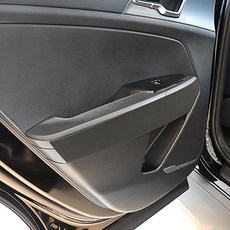 비브랜드 디올뉴 스포티지 NQ5 간편부착 맞춤 차량 실내 보호 도어커버 호환상품, 카본