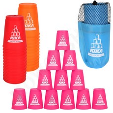 스피드 스태킹 컵 스포츠 스택킹 컵스텍 컵타컵 컵타 6색 컵스태킹 스태킹컵, 1.(블루), 1개