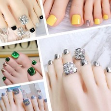 간편하게 붙이는 패디팁 인조발톱 네일팁 패디패치, 1개, 패디큐어 패디팁 - 30