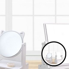 미니 서랍 화장품 정리함 화장품 정리함 미니 서랍 립스틱 수납 화장대 미러 뷰티 소품 인테리어 고급스러운 수납 화장품 보관 귀여운 디자인 dda+15975CX, 원형 1단