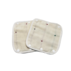 유모차 안전벨트 커버 침받이 양면 거즈원단, 크로스-안전벨트 커버, 1개