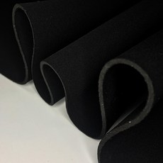 네오프렌 방수원단 잠수복원단 고무원단 2mm 3mm 4mm, 블랙, 1개