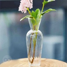 [MODO스토어] 플리츠 유리 꽃병 화이트