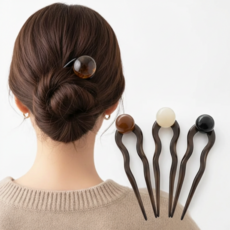 아티 비즈볼 u자 비녀 3종세트