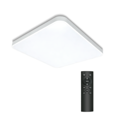 WHAREIDI 밝기조절 DC타입 LED 시스템 방등 60W + 리모컨 세트, 화이트+주광색 화이트+주광색
