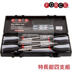 FORCE 特長尖嘴鉗四支組 11吋, 1個