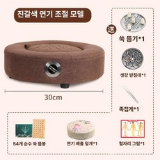 여느상점 쑥좌훈기 쑥 방석 좌훈 가정용 온열방석, 중형 원형 30cm 연기필터 골든 54개, 1개, 기본 색상