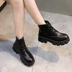 [룽스_62]워커 심플 디자인 아웃솔 털앵클부츠 스타일 부츠 (46327781)