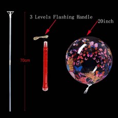 탱탱볼 롤링볼 실리콘볼 빅볼 고무공 문볼 촉감볼, 1pcs, 20inch, red handle-B