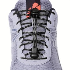 편리한 무매듭 탄성 운동화 끈 고정 스트레치