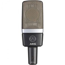 AKG 프로 오디오 콘덴서 마이크로폰 XLR 검정색 C414 (3059X00060), C214, 1개