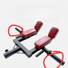 핵스쿼트 머신 숄더 홈트 벽스쿼트 웨이트 부품 장비, 블랙파이프 레드패드 48mm 구경 호환